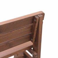 Tessin Bank 150 cm, braun Kiefernholz