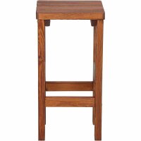 Tessin Barhocker 39cm x 39cm x 76cm Kiefernholz braun,...