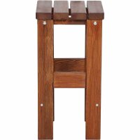 Tessin Barhocker 39cm x 39cm x 76cm Kiefernholz braun, zerlegt