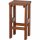 Tessin Barhocker 39cm x 39cm x 76cm Kiefernholz braun, zerlegt