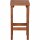 Tessin Barhocker 39cm x 39cm x 76cm Kiefernholz braun, zerlegt