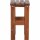 Tessin Barhocker 39cm x 39cm x 76cm Kiefernholz braun, zerlegt