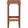 Tessin Barhocker 39cm x 39cm x 76cm Kiefernholz braun, zerlegt