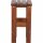 Tessin Barhocker 39cm x 39cm x 76cm Kiefernholz braun, zerlegt