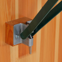 Festzeltgarnitur 110cm mit Rückenlehne 3-teilig, Tisch 50cm Breite