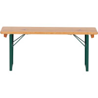 Festzeltgarnitur 110cm ohne Rückenlehne 3-teilig, Tisch 50cm Breite