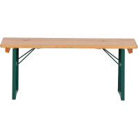 Festzeltgarnitur 110cm ohne Rückenlehne 3-teilig, Tisch 50cm Breite