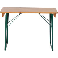 Festzeltgarnitur 110cm ohne Rückenlehne 3-teilig, Tisch 50cm Breite