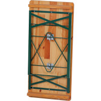Festzeltgarnitur 110cm ohne Rückenlehne 3-teilig, Tisch 50cm Breite