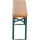 Festzeltgarnitur 110cm ohne Rückenlehne 3-teilig, Tisch 50cm Breite