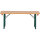 Festzeltgarnitur 110cm ohne Rückenlehne 3-teilig, Tisch 50cm Breite
