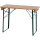 Festzeltgarnitur 110cm ohne Rückenlehne 3-teilig, Tisch 50cm Breite