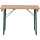 Festzeltgarnitur 110cm ohne Rückenlehne 3-teilig, Tisch 50cm Breite