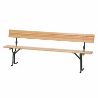Festzeltgarnitur 220cm mit Rückenlehne 3-teilig,...