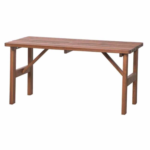 Tessin Tisch eckig 150cm x 72cm, braun Kiefernholz