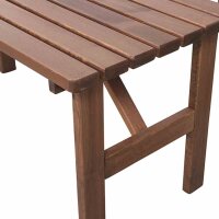 Tessin Tisch eckig 150cm x 72cm, braun Kiefernholz