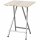 Stehtisch 80cm x 80cm Kiefernholz eckig klappbar Stahlgestell Party Stehtisch