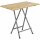 Stehtisch 120cm x 80cm Kiefernholz eckig klappbar Stahlgestell Party Stehtisch