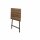 Stehtisch 140cm x 70cm Kiefernholz Gestell Stahl pulverbeschichtet