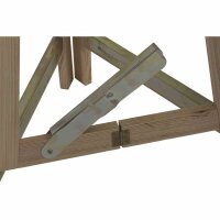 Stehtisch Ø78cm, komplett aus Kiefernholz Gestell klappbar