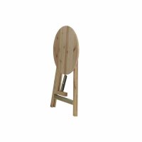 Stehtisch Ø78cm, komplett aus Kiefernholz Gestell klappbar