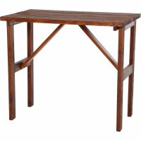 Tessin Bartisch 125cm x 79cm x 108cm Kiefernholz braun