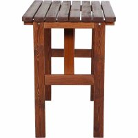 Tessin Bartisch 125cm x 79cm x 108cm Kiefernholz braun