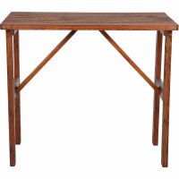 Tessin Bartisch 125cm x 79cm x 108cm Kiefernholz braun