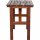 Tessin Bartisch 125cm x 79cm x 108cm Kiefernholz braun