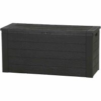 Kissenbox Woody 120 cm, anthrazit, 46x120x58 cm
