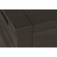 Kissenbox Woody 120 cm, anthrazit, 46x120x58 cm