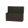 Kissenbox Woody 120 cm, anthrazit, 46x120x58 cm