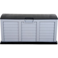 Kissenbox Jumbo XXL silber/schwarz, Kunststoff