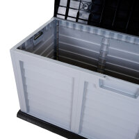 Kissenbox Jumbo XXL silber/schwarz, Kunststoff