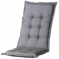 Panama grau, Auflage zu Sessel hoch 50% Baumwolle / 45%...