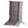 Verry grau, Auflage zu Sessel hoch 50% Baumwolle / 50% Polyester