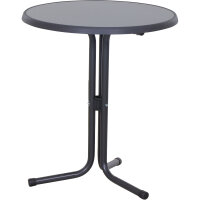 Bistrotisch Ø60cm, anthrazit 3-Bein-Gestell,...