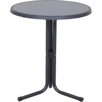 Bistrotisch Ø60cm, anthrazit 3-Bein-Gestell,...