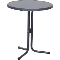 Bistrotisch Ø60cm, anthrazit 3-Bein-Gestell, Platte Punti