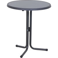 Bistrotisch Ø60cm, anthrazit 3-Bein-Gestell, Platte Punti