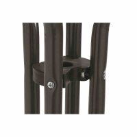 Stehtisch Ø70cm x 110cm, grau, klappbar Stahlrohrgestell