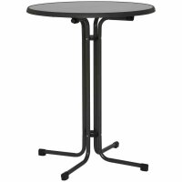Stehtisch Ø85cm x 110cm, grau, klappbar...