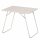 Campingtisch 60cm x 80cm, weiß mit U-Bügelgestell