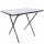 Scherentisch 60cm x 80cm, anthrazit mit Scherengestell