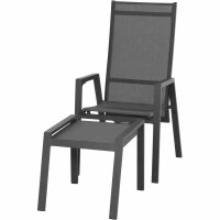 Savona Dining Move Sessel anthrazit matt