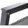 Solea Lounge Sessel matt anthrazit / night-blue Gestell Aluminium, Fläche Gardino®-Geflecht, inkl. Kissen salt & pepper, mit Relaxfunktion