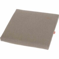 ANKA Sitzkissen / Hockerauflage Dessin Taupe, 100% Acryl