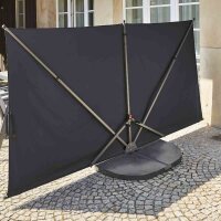 Ben Sichtschutz 150cm x 280cm, anthrazit Gestell aus Stahl, anthrazit, Bezug aus Polyester, 250g/m² in anthrazit