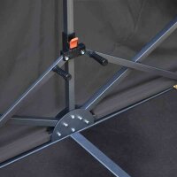 Ben Sichtschutz 150cm x 280cm, anthrazit Gestell aus Stahl, anthrazit, Bezug aus Polyester, 250g/m² in anthrazit