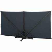 Ben Sichtschutz 150cm x 280cm, anthrazit Gestell aus...
